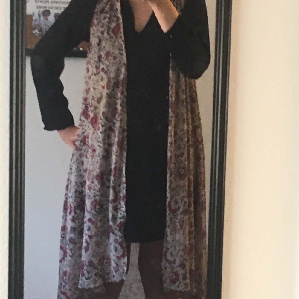 Paisley long vest